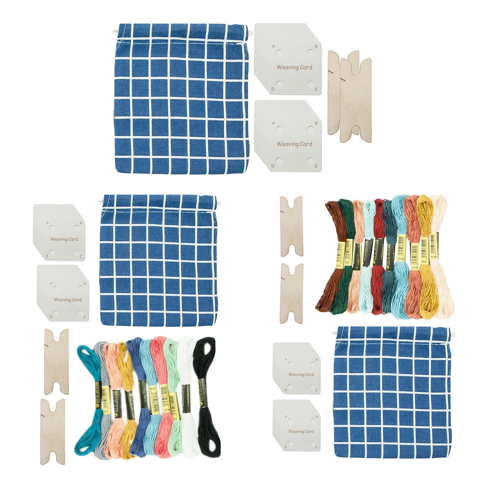 Tablet Weaving Accessories - Conjunto de Cartões de Plástico para