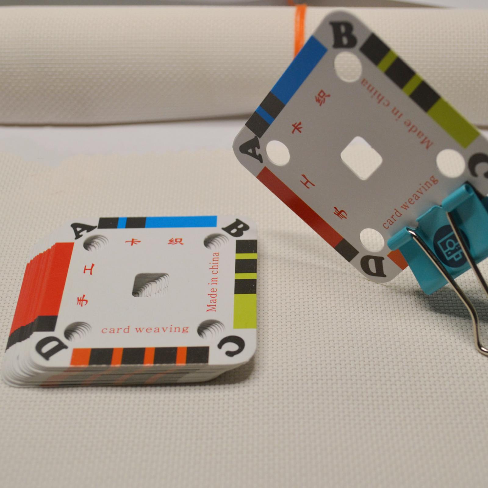 Tablet Weaving Accessories - Cartões de Papel para Tear de