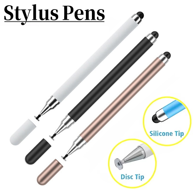 Pen Tablet Accessories - Caneta Stylus Universal 2 em 1