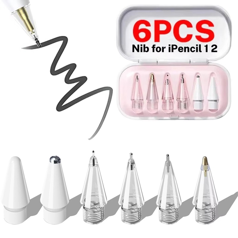 Stylus Replacement Tip - 6 Pontas de Lápis Substituíveis para
