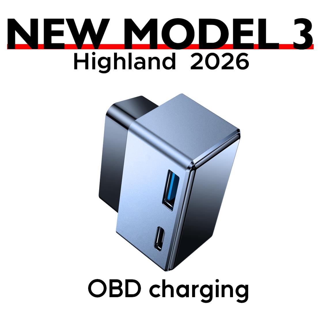 Usb Hub Type C - Adaptador de Carregamento Rápido OBD de