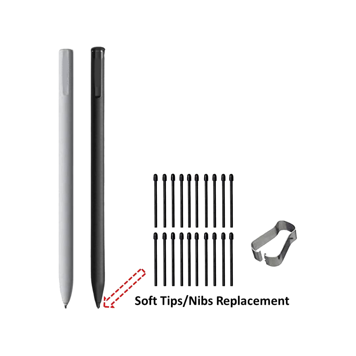 Black Marker Pen Dicas, Nibs m - Stylus Replacement Tip avaliação e preço