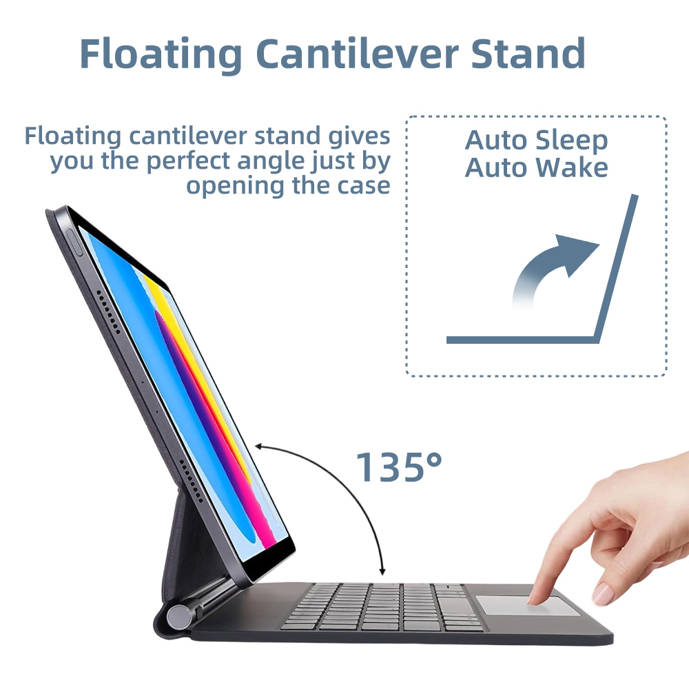 Teclado Mágico 2026 com Blueto - Tablet Accessories Case avaliação e preço