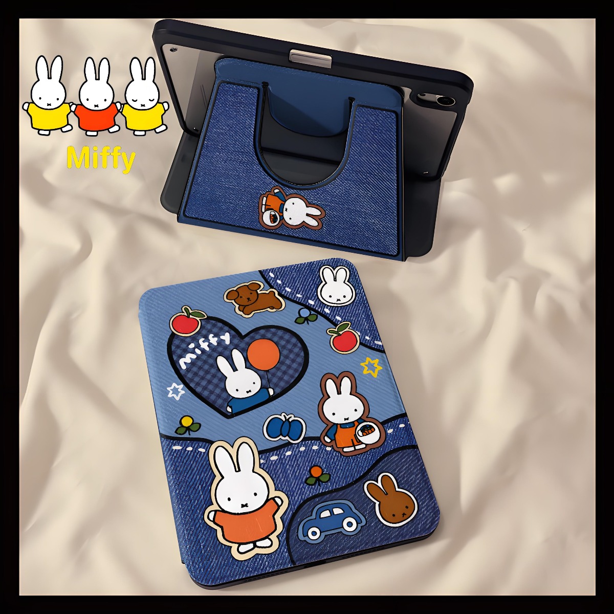 Kawaii miffy coelho tablet cas - Tablet Accessories Case avaliação e preço