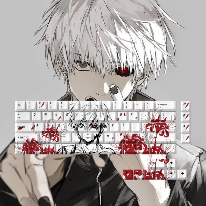 Keycap de Anime Tokyo Ghoul Ki - Tablet Accessories For Gaming avaliação e preço