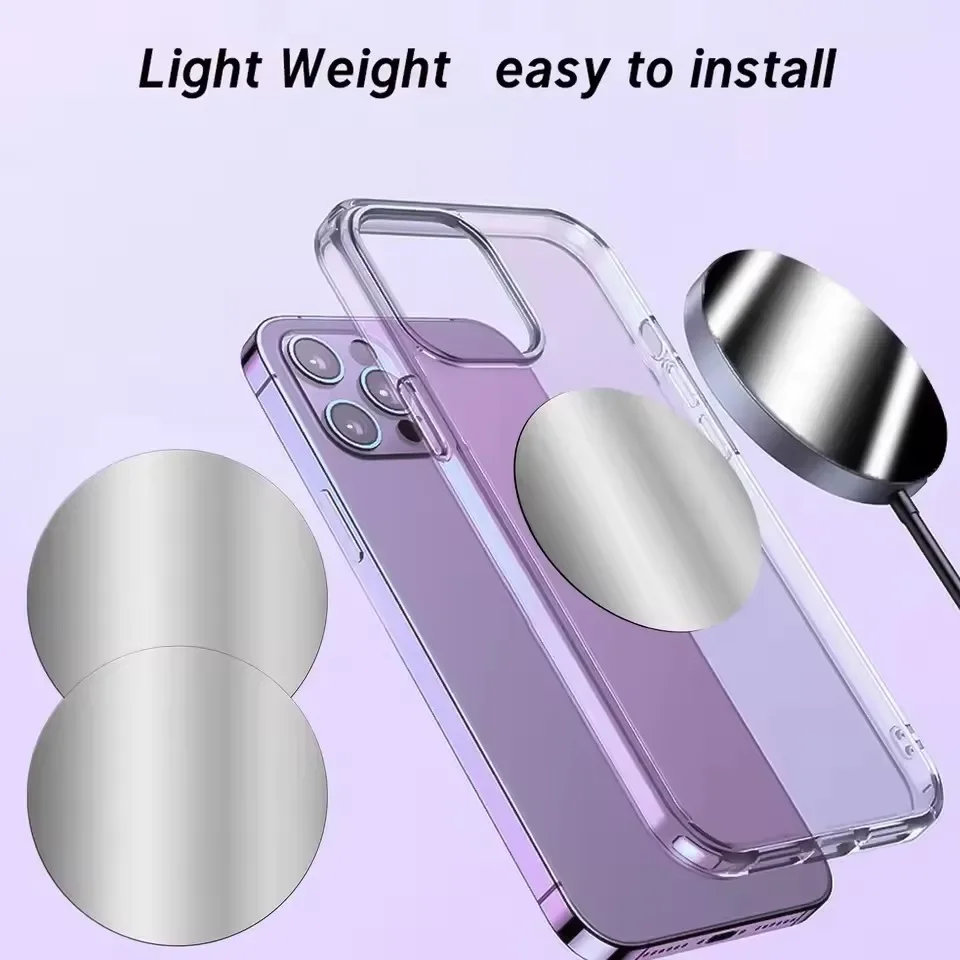 1-5PCS Disco Metálico Magnétic - Tablet Car Accessories avaliação e preço