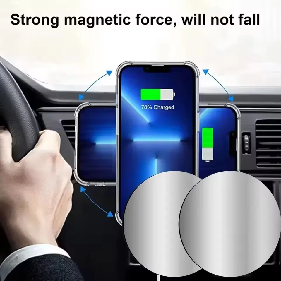 1-5PCS Disco Metálico Magnétic - Tablet Car Accessories avaliação e preço
