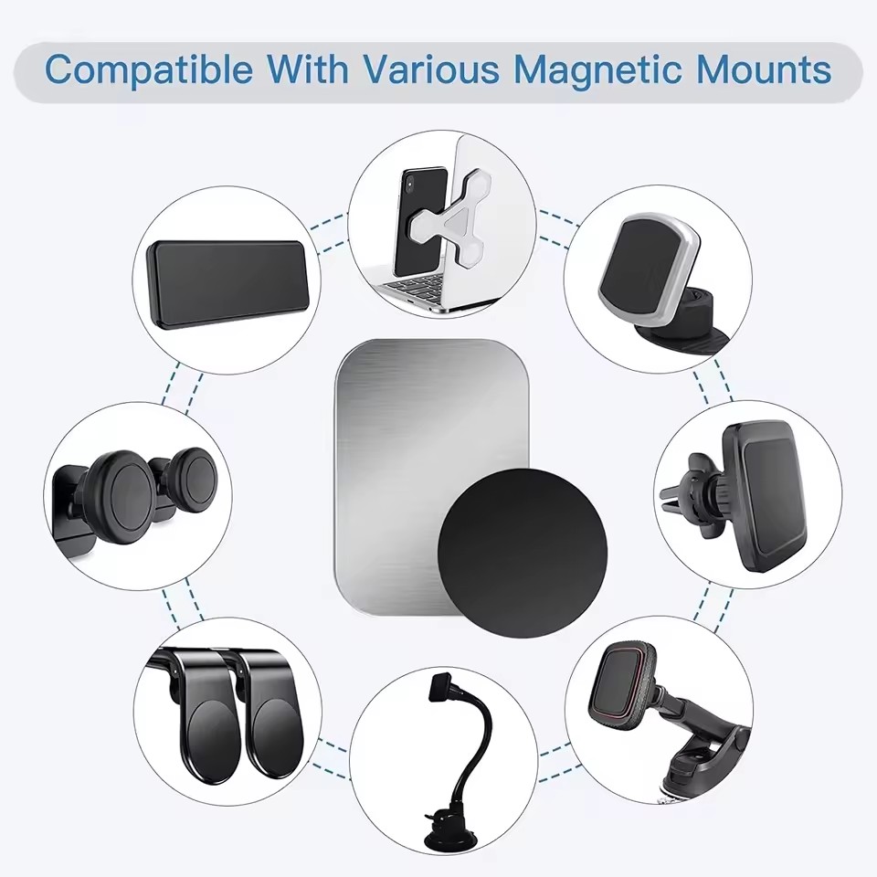Placa Metálica Magnética Fina  - Tablet Car Accessories avaliação e preço