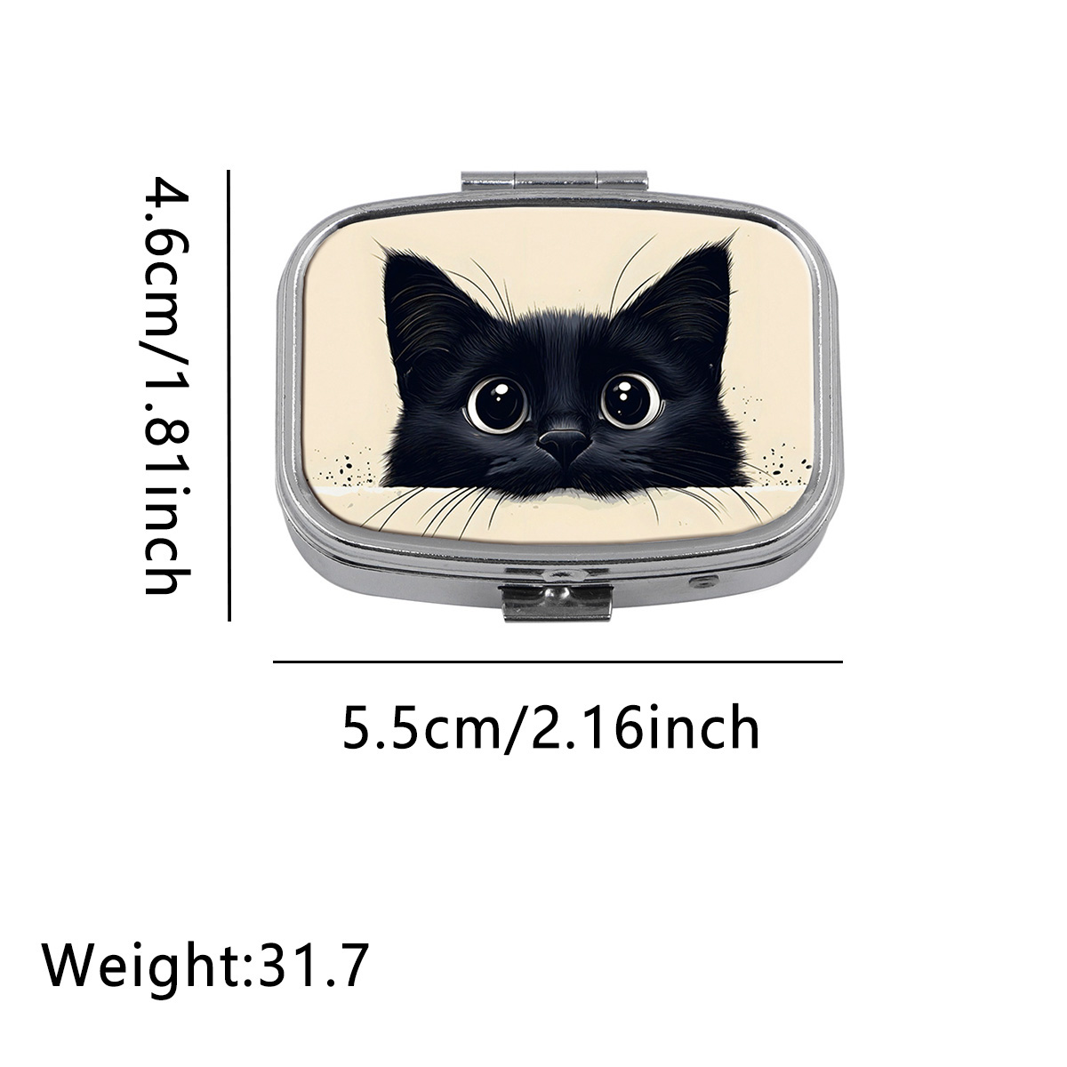 Bonito gato preto viagem pílul - Tablet Accessories Case avaliação e preço
