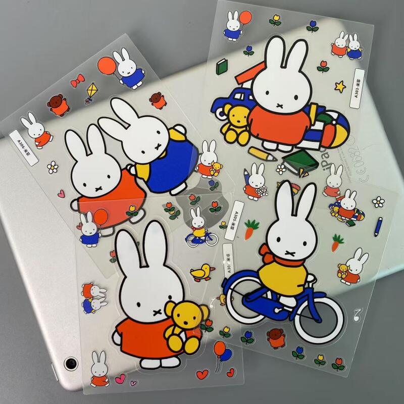 Adesivos 3D do Cartoon Miffy,  - Tablet Accessories 3D Print avaliação e preço