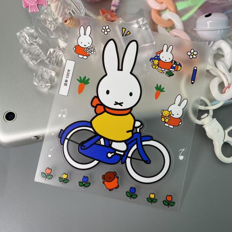 Adesivos 3D do Cartoon Miffy,  - Tablet Accessories 3D Print avaliação e preço